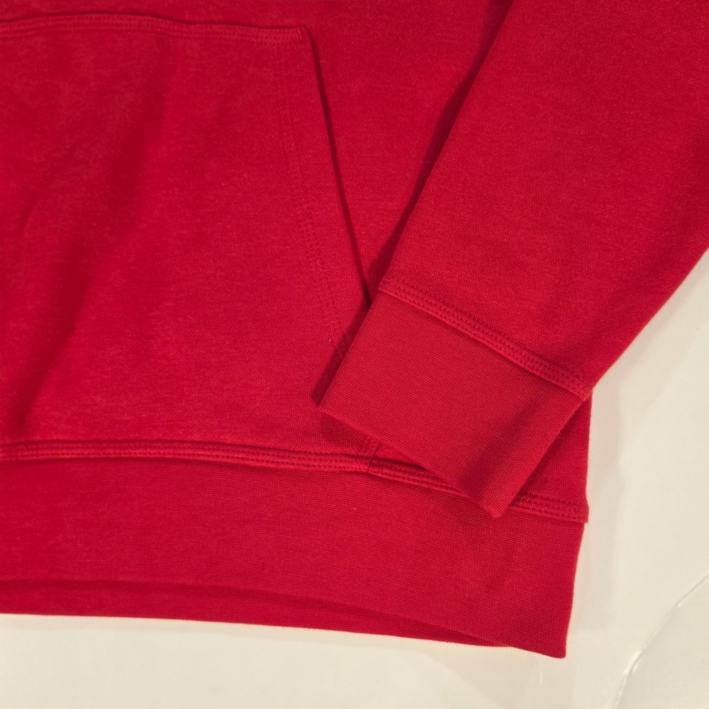 Nike Les Rouges Hoodie Mens Medium Red Graphic Pullover Sweatshirt - Picture 3 of 9